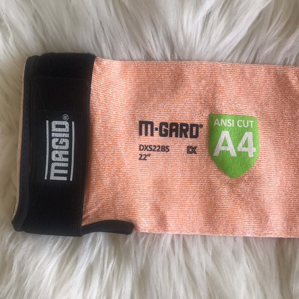 💝 10/$10 💝 Cut Glove Sleeve PPE MAGID M-GARD DXS 13-Gauge Sleeve A4